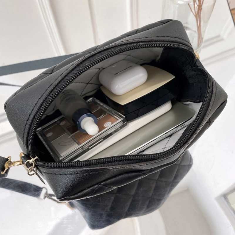 2024 Tassel Small Messenger Bag For Women Trend Lingge Embroidery Camera Female Shoulder Bag Fashion Chain Ladies Crossbody Bags LX241104