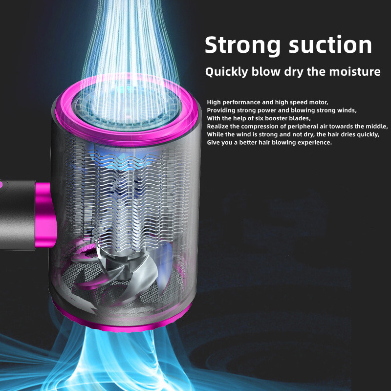 Hot Selg High-Speed 2400W High-Power Silent Constant Temperature Care Home Salon Hammer Hair Dryer