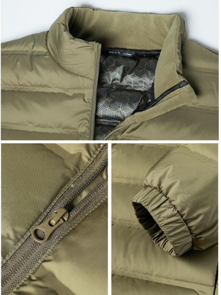 90% White Duck Padded Winter Men's Warm Down Jacket Lightweight Graphene Heating Er Thermal Windbreaker Puffer Coat 8Xl