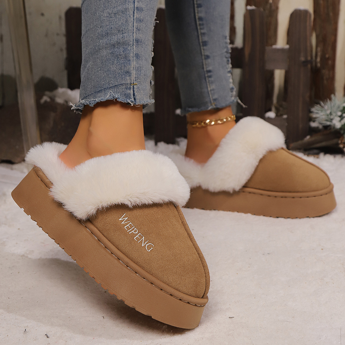 Designer Slides for Women - Soft Cotton Thick Soled Sandals Sliders, Cozy Flat Bottom Slippers, 2024