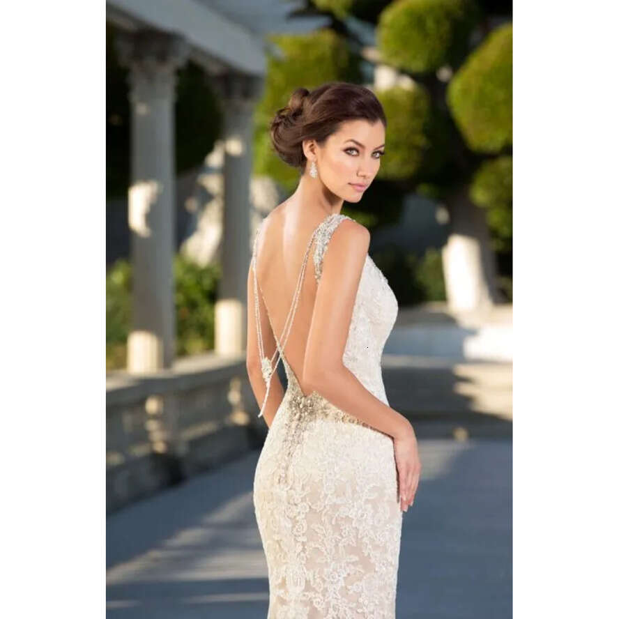 Vintage Wedding Dresses Mermaid Lace Appliques Sweetheart Bridal Gowns Backless Sexy Beaded Gothic Trumpet Dress For Brides