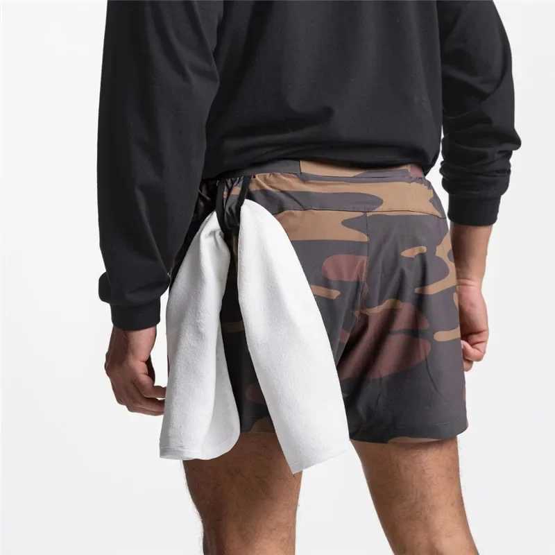 Mens Summer Running Jogger 2 in 1 Double-layer quick-drying fitness shorts Athletic shortsXJ241104