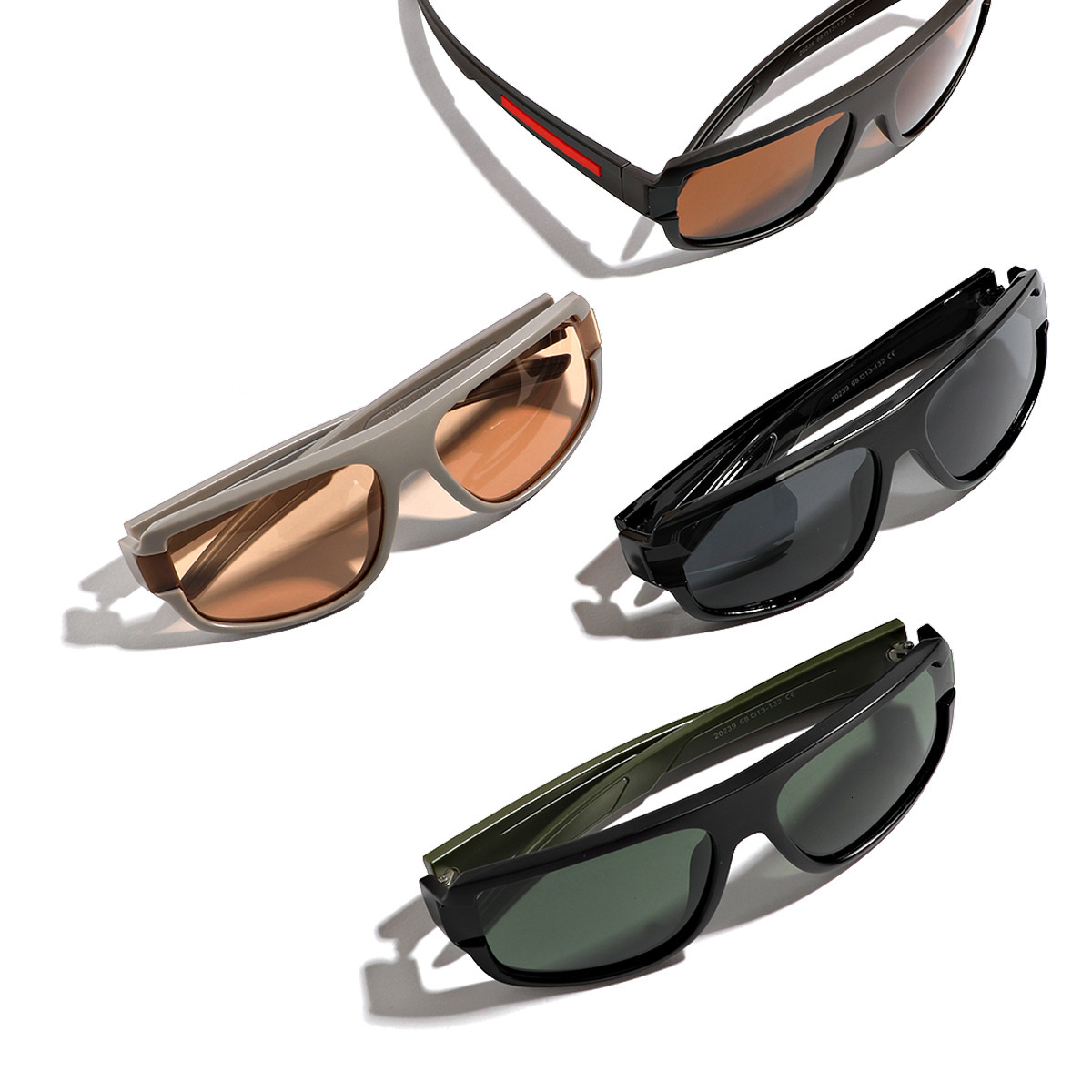 Glasses Polarized Men Personalized Trendy Sunglasses Women Ins Concave Design F10.19-13.5 cc6e4