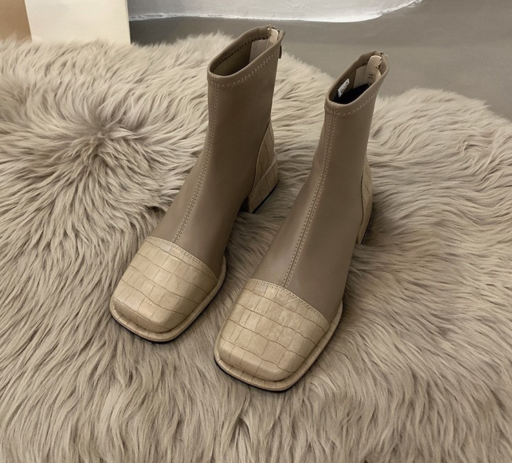 Women's Fashion Boots:Simple Design Handsome British Style Martin Boots 2024 Trendy Boots Hot Sale,Black/Brown,Free shipping