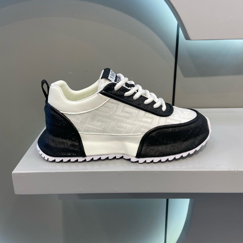 Men's shoes 2024 low top mesh breathable and odor proof sports and leisure high street American color blocked trendy men