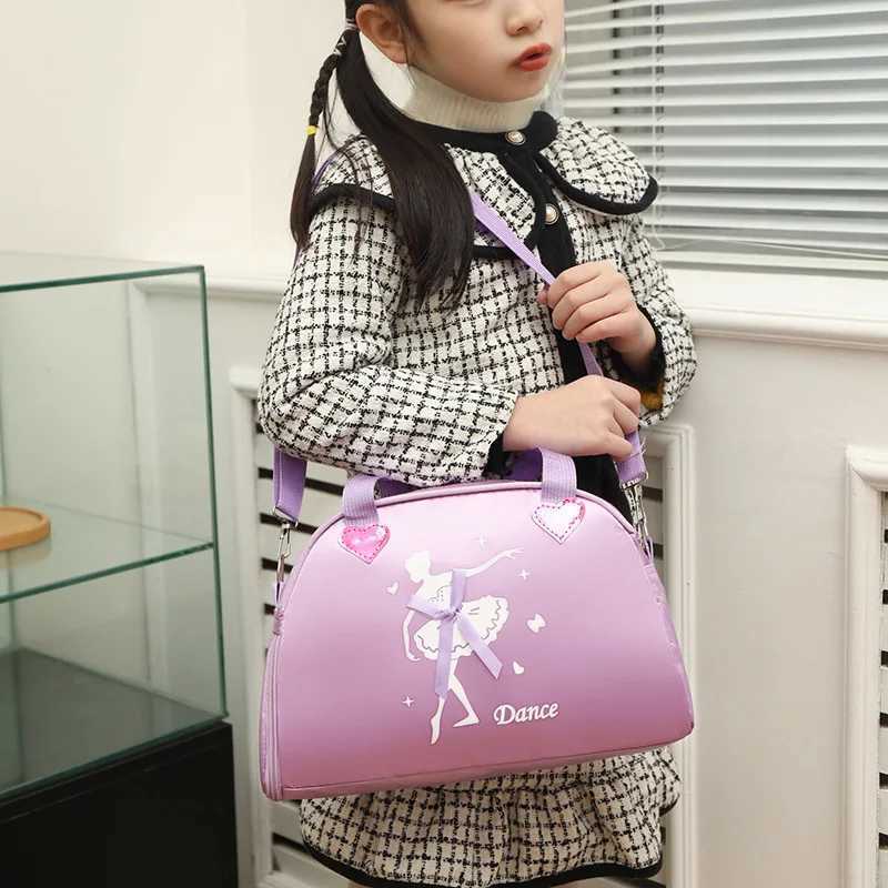Childrens Handbag for Girl Fashion Sweet Princess Causal Ballerina Dance Bag Versatile Kids School Ballet Class Crossbody Bag LX241104