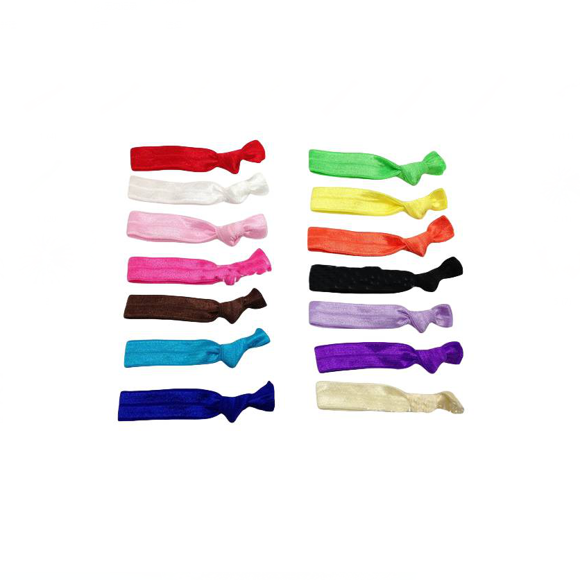 Women Girls Baby 4 INCH Hand Knot Elastic Hair Band Ties Scrunchie Ponytail Holder Shimmery Sports Team Street Dance Headband Wristbands Headwear Acce