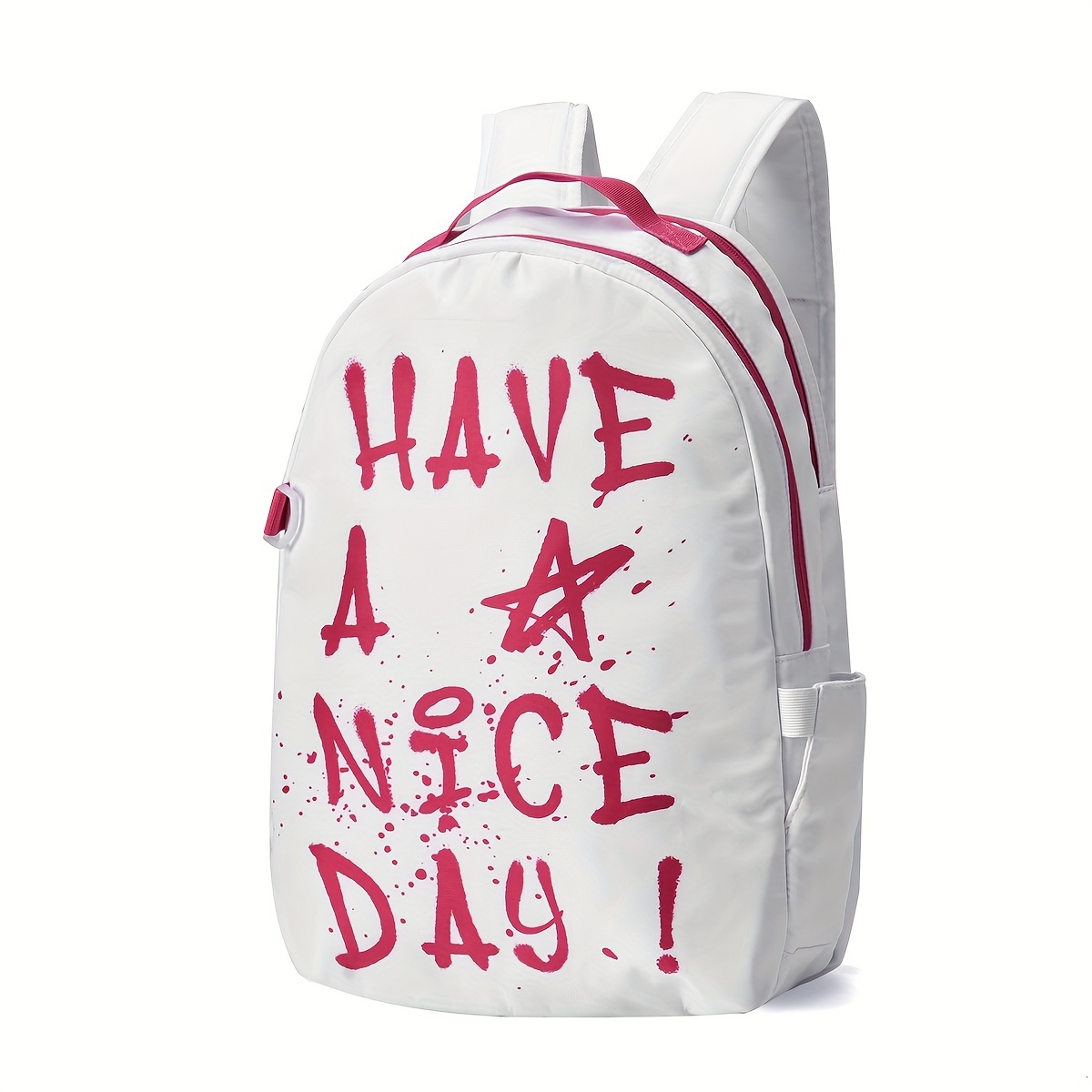 Thick and durable simple student backpack, versatile for casual outdoor travel
