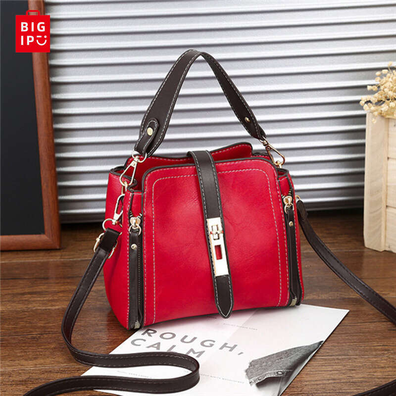 Designer Bag PU Leather Handbags For Women Designer Top Handle Bag Vintage Single Shoulder Bag Ladies Luxury Brand Crossbody Messenger Bags purse luxu