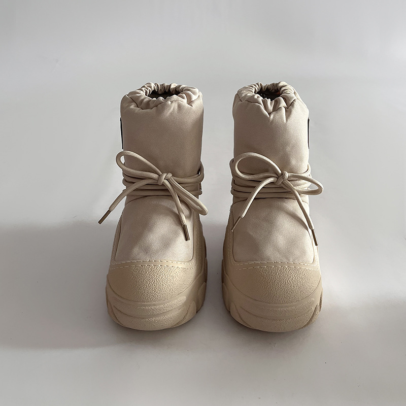 New Autumn Winter Thick Soled Warm Chubby Snow Boots.