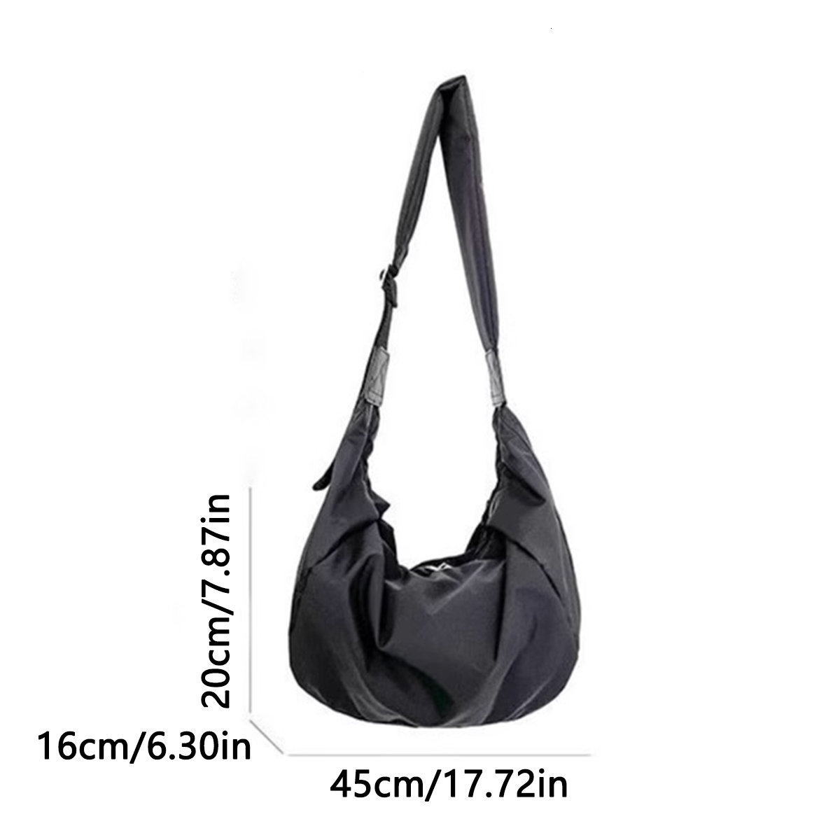 Fashionable Casual Large Capacity Nylon Ladies Shoulder Korean Style Tramp Bag Youth Crossbody Bag.-Zmt