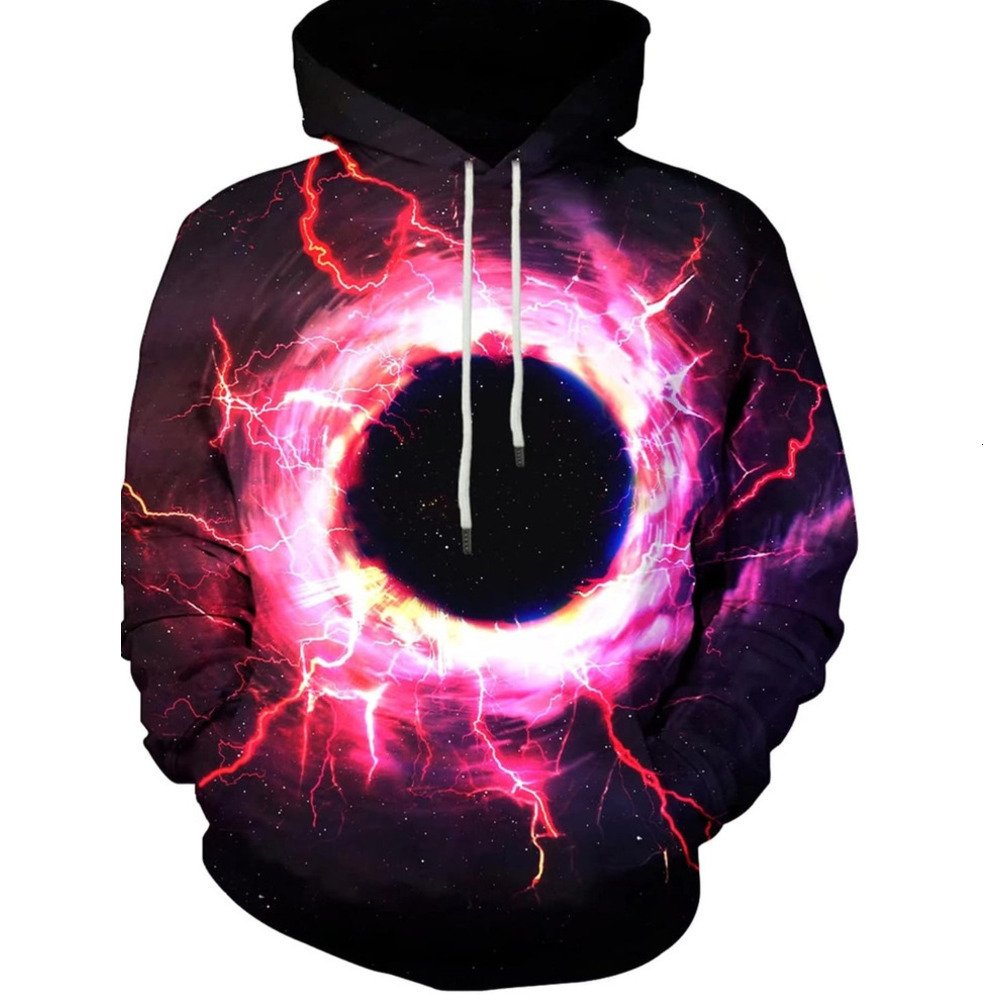 Hoodie for Mens Unisex Colorful Graphic Hoodies 3D Print Cool Sweatshirt Cool Design with Pocket Graphic Hip hop style fashion