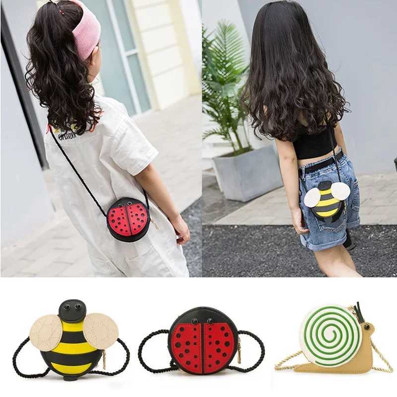 Cute Kids Mini Bags for Toddler Bee / Ladybug / Snail Crossbody Bag Adorable Baby Childrens Small Handbags Gift LX241104