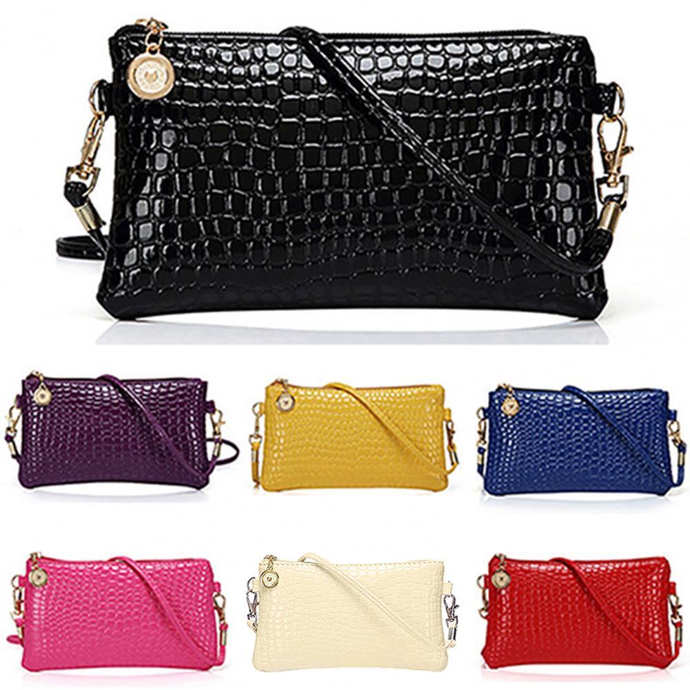 Chic Decorative Faux Leather Pouch Women Fashion Crossbody Shoulder Camera Phone Bag