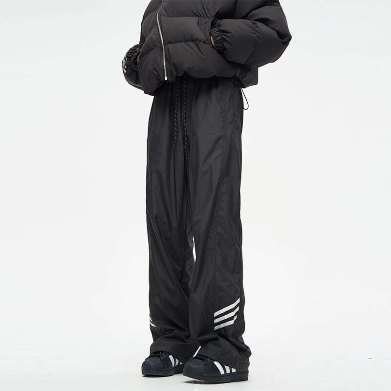 shanshi three stripes pants American fashion brand niche functional striped assault men's loose straight leg hanging casual design sense sports p
