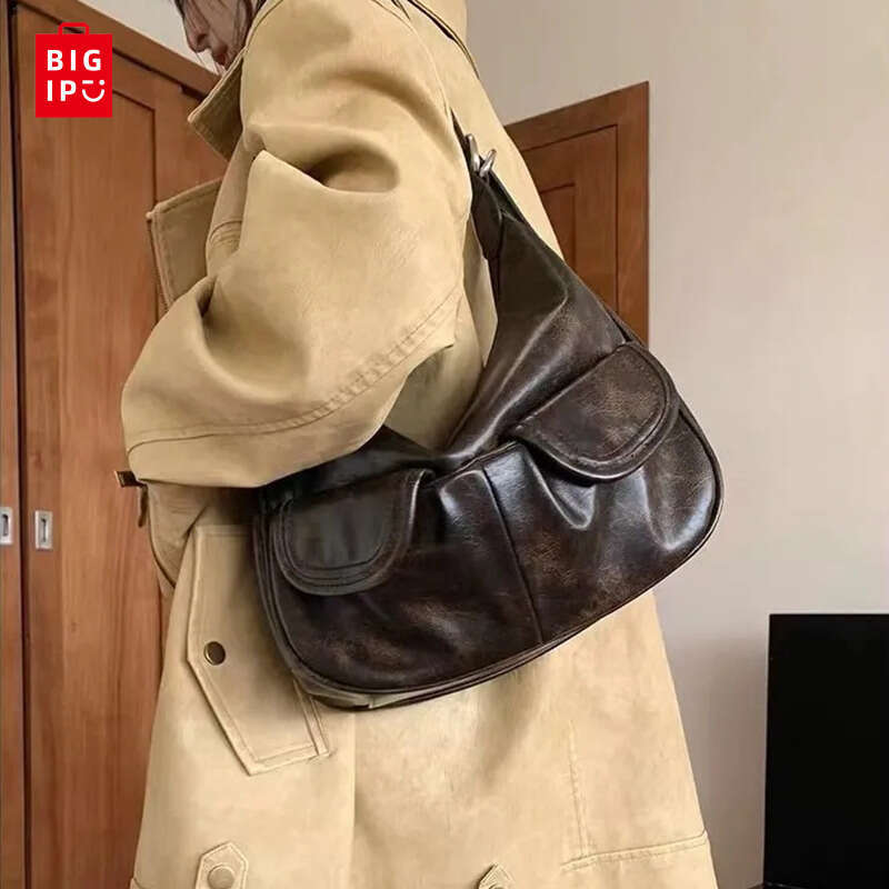 Designer Bag Shoulder Bags Women Solid Color All-Match Simple Multifunction Handbags Large Capacity Underarm Bags For Women Hobo Purse purse luxury ba
