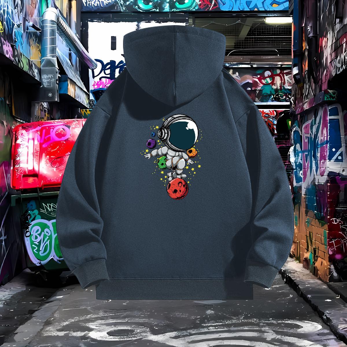 Classic Mens Hoodie Sweatshirt Hooded Collar Breathable Loose Fit Men Clothes Hoodie DIY Anime Top Hoodie Sports Casual Cotton 350g