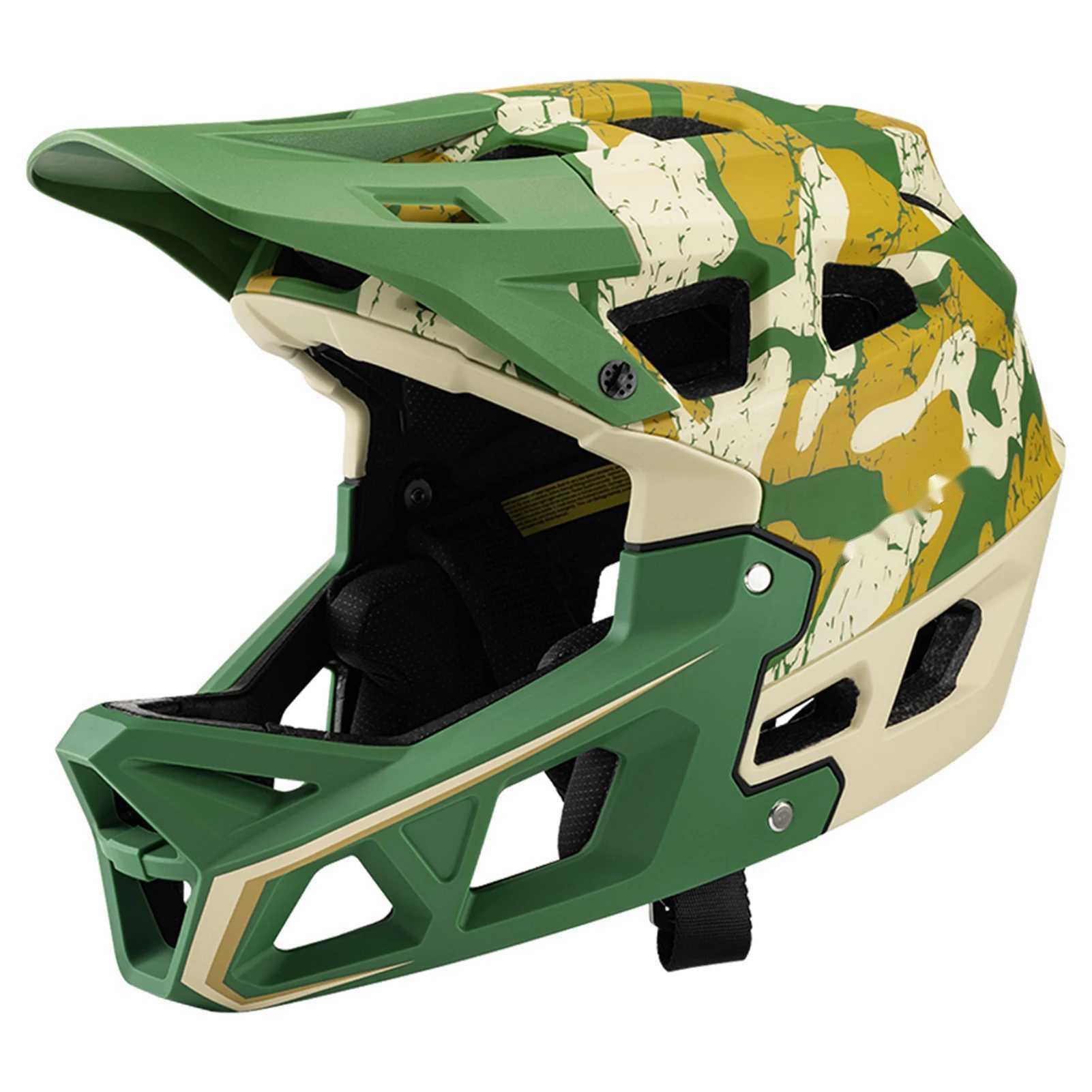 Cycling Helmets LIXADA full face mountain bike helmet light adult racing downhill MTB helmet with over 31 ventilation openings and detachable lining 2