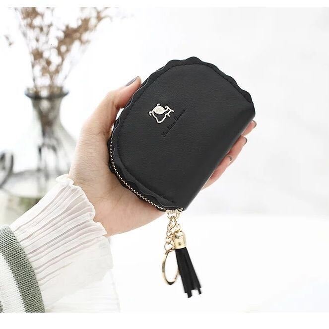 Tassel Bag Women's Korean Cute Personalized Mini Multi Card Small Fresh Large Capacity Handbag Simple Zero Wallet