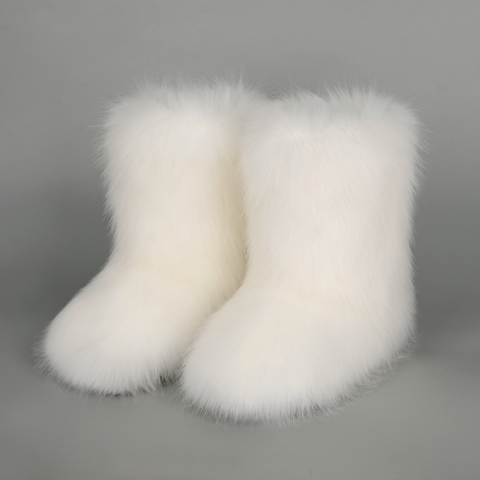 free shipping new designer men womens snow winter warm fur furry half boots bottom cotton shoes