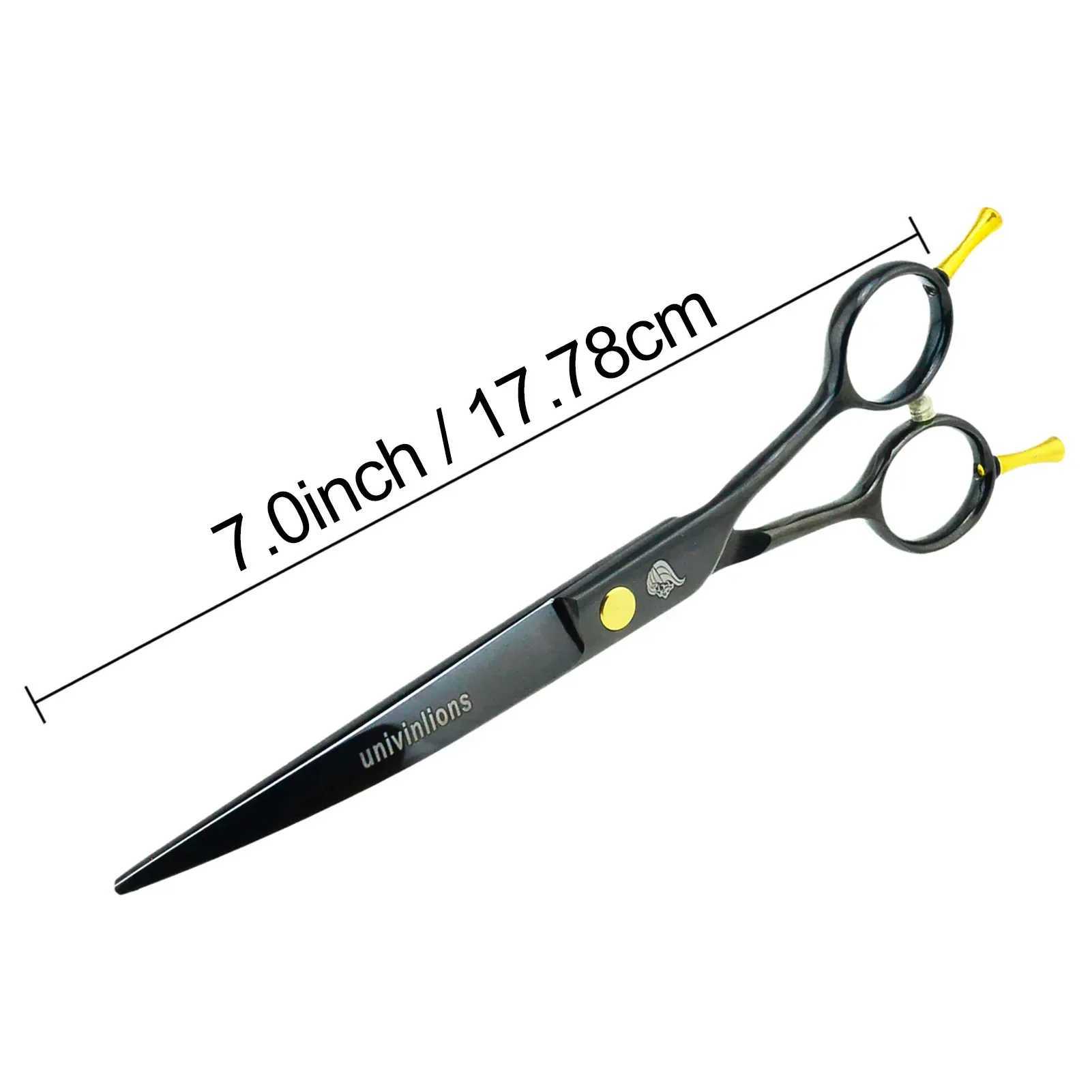 7 Downward Curved Bend Pet Gromming Scissors Barber Salon Hairdressing Shears Dog Curved Scissor Groomer Hairdresser HaircutXJ241104