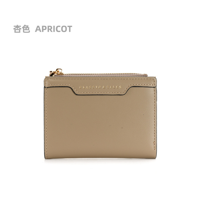 New designer Korean new women's multifunctional wallet zipper small and exquisite ultra-thin card clip ID bag