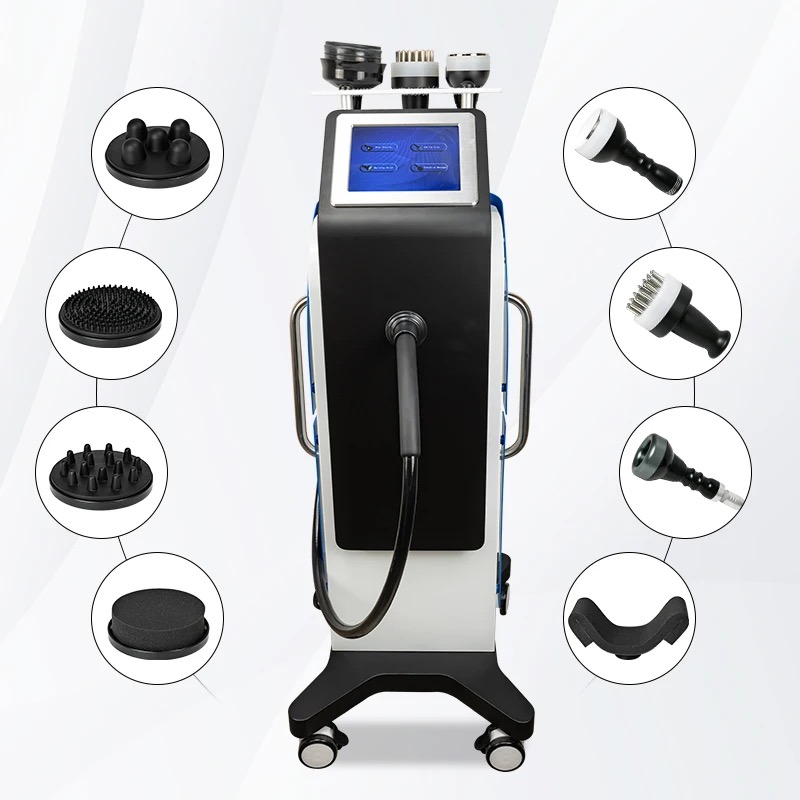 2024 New 4 in 1 Vacuum Heating Bio Brush 40k cavit body slimming Vibration Cellulite Massage G9 machine