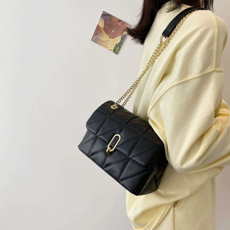 Designer Bag Kiwi Green Summer PU Leather Flap Crossbody Bags For Women Luxury Solid Color Shoulder Handbags Chain Purses purse luxury bag