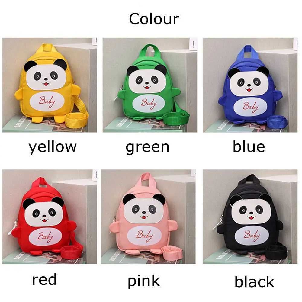Cute Panda Kids Bag Baby Girls Boys Mini Backpack Baby Bag Anti-lost Bag For Toddler Preschool Kids LX241104