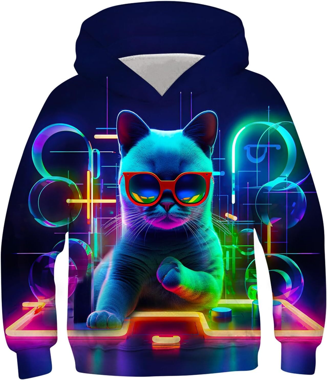 Hoodie for Mens Womens Hoodies Pullover 3D Sweatshirt Jumpers Tops for Boys Girls keep warm