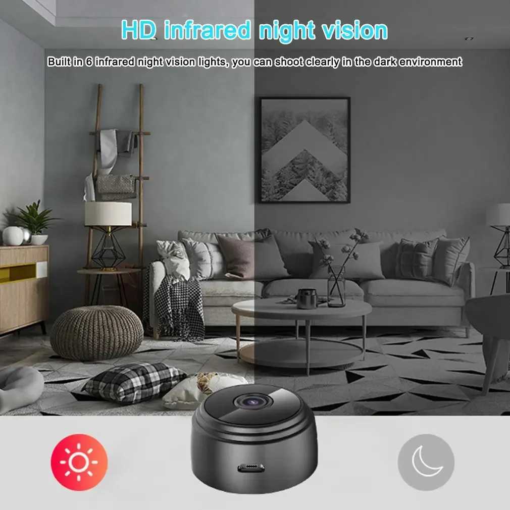 Camera A9 HD 720P Intelligent He Security IP WiFi Camera Monitor Mobile Remote Camera Mobile Remote Application Z241105