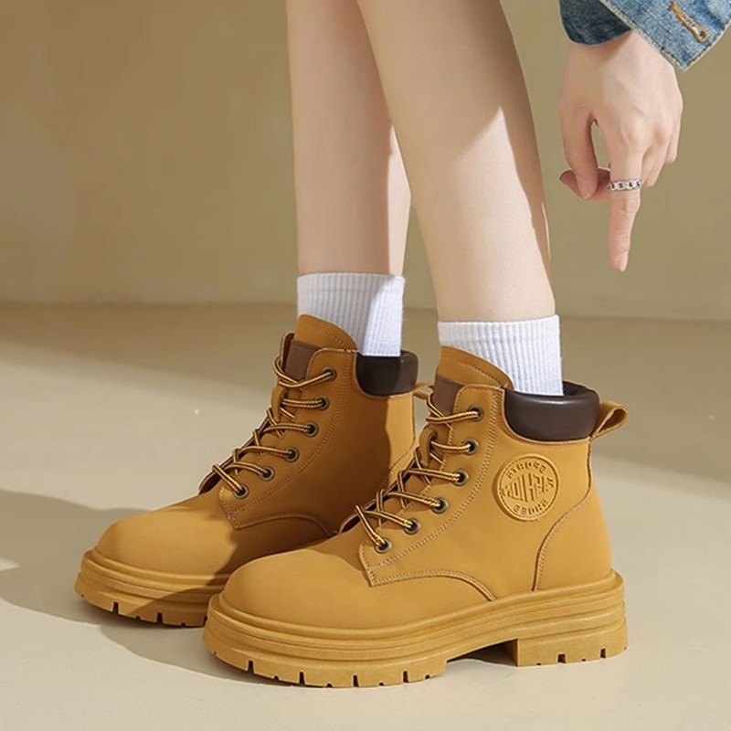 Tan Patchwork Mid Calf Women Sexy Pointy Toe Front Lace Up High Heel Shoes Outfit Ladies Trendy Party Mixed Color Boots