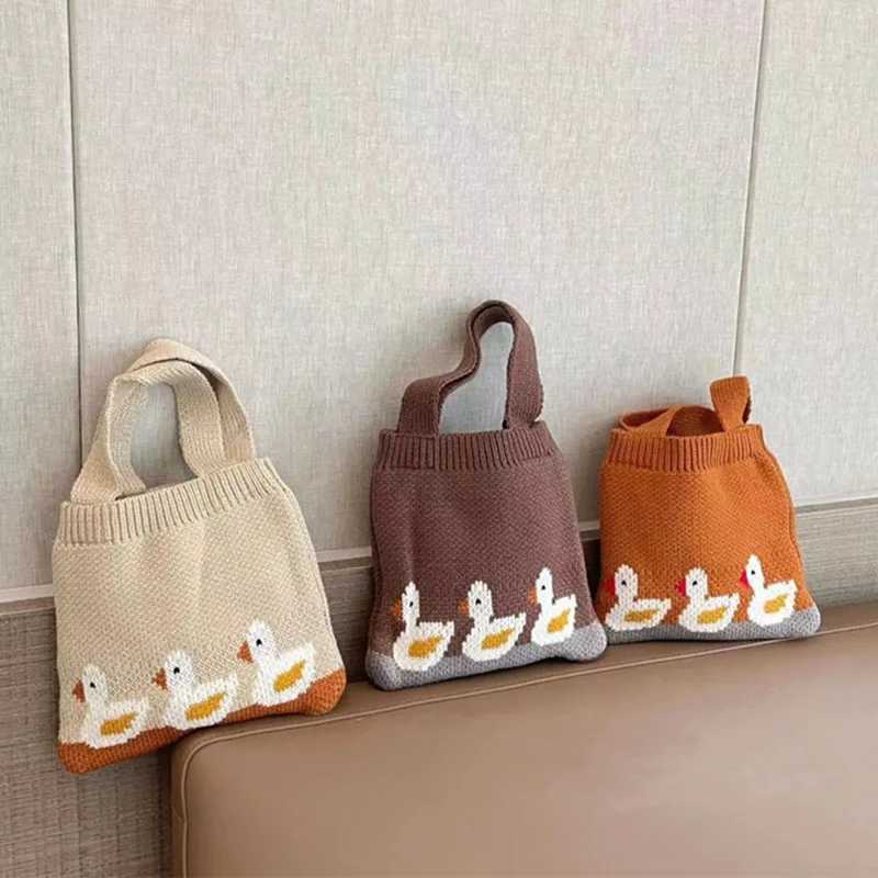 Kids Knitted Bag Autumn Winter Children Handbags for Girls Snacks Coin Storage Bag for Baby Accessories LX241104