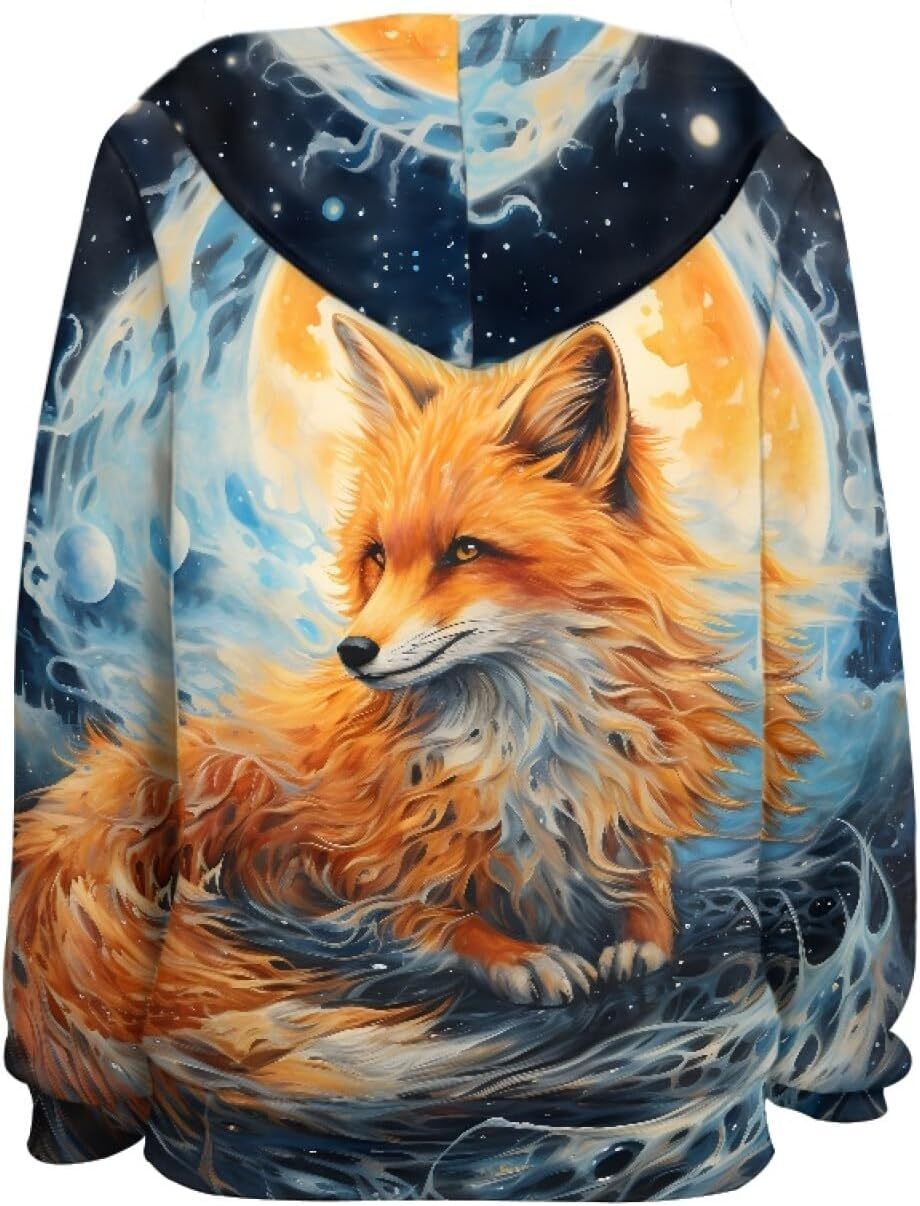 Hoodie for Mens Womens Teen Boys Girls Novelty Animal Galaxy Hoodies Sweatshirts Pullover Graphic keep warm cool