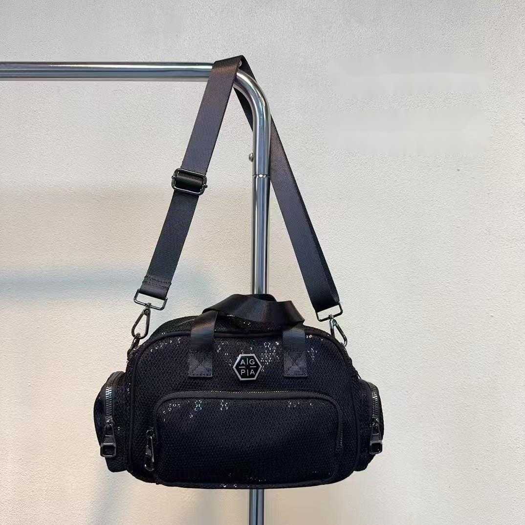 Fashionable women's bag, nylon handbag, casual simple shoulder bag, practical crossbody bag with multiple pockets, versatile commuting 241115