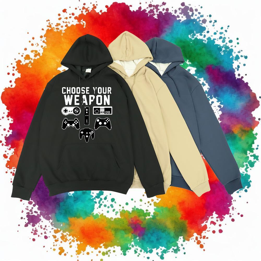 Fashion Casual Unisex Sweatshirts Long Sleeve Drawstring Warm Mens Hoodie DIY Tops Outdoor Tech Fleece
