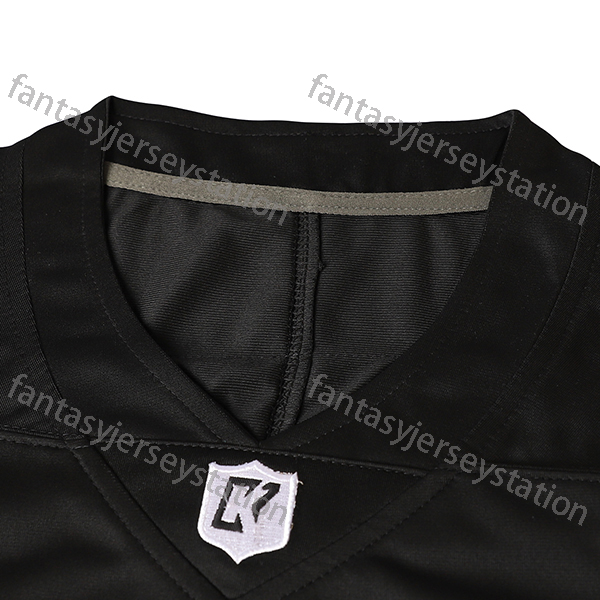 Comfy Letter and Number 7 Embroidery KAEPERNICK Short Sleeve V-Neck Football Jersey - Men's Training and Competition Jersey