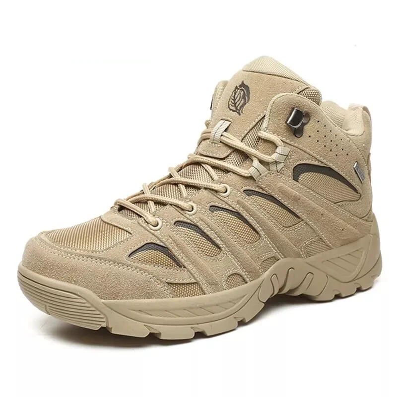 Fashion Mens Boots Winter Short Outdoor Men Hiking Autumn Sneakers Light Nonslip Desert Ankle 241104