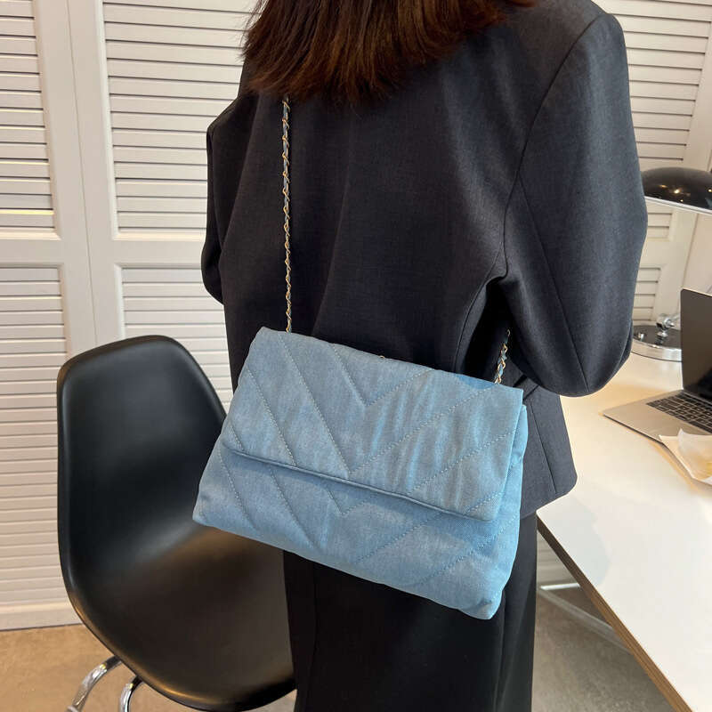 Designer Bag Fashion Summer Jeans Denim Bags Shoulder Crossbody Bag Women Canvas Girl Chain Handbag Luxury Designer Quilted Tote Bags purse luxury bag