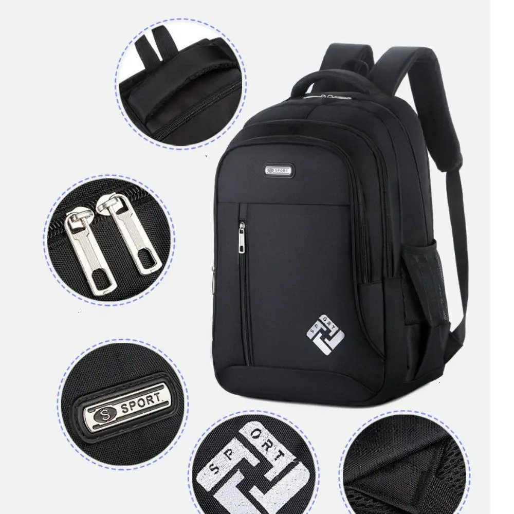 Backpack for Men Multifunctional Business Notebook Waterproof Film Mens Backbag Casual Bag 241029