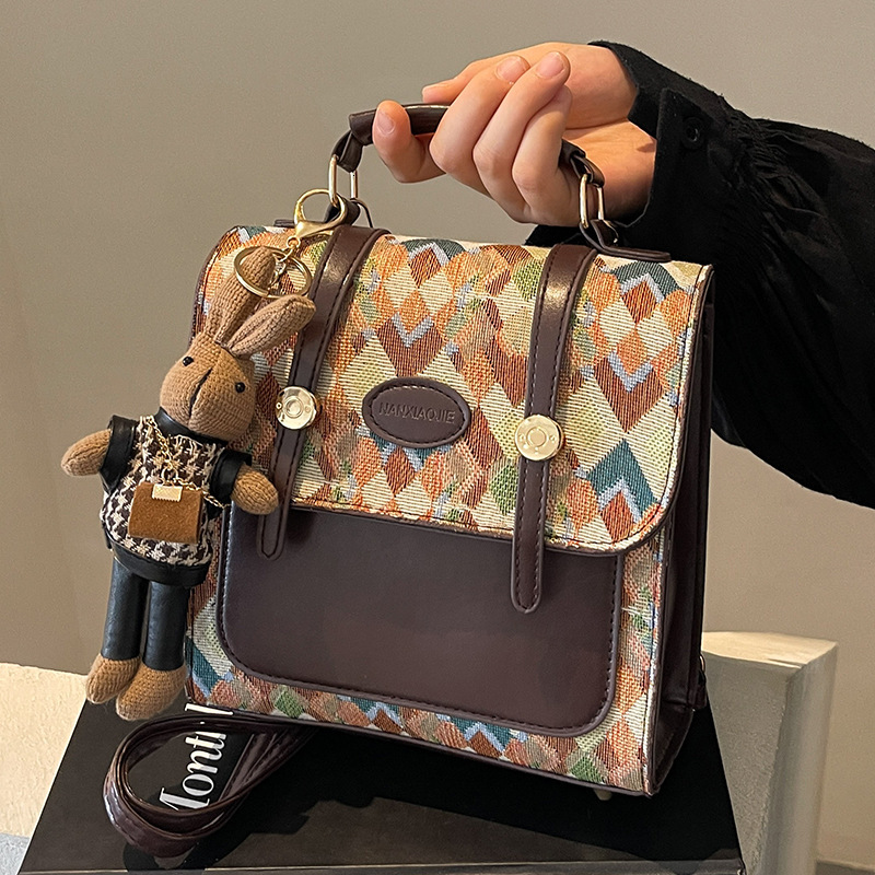 Luxury niche backpack women 2024 new crossbody bag for women, stylish and versatile single shoulder handbag #20 500d6
