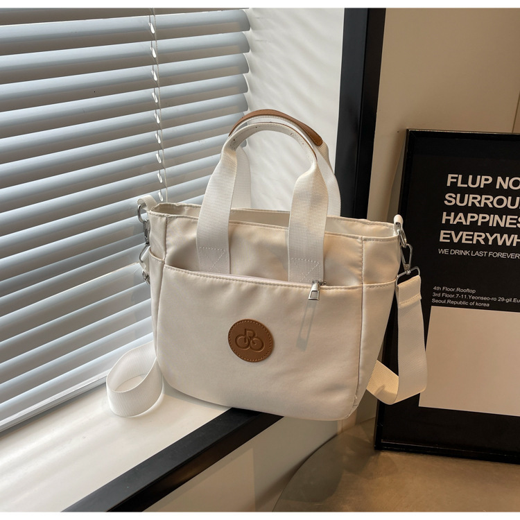 Canvas For Bags Designer Handbags Style Women's Shoulder Simple And Versatile Casual Commuting Crossbody Bag