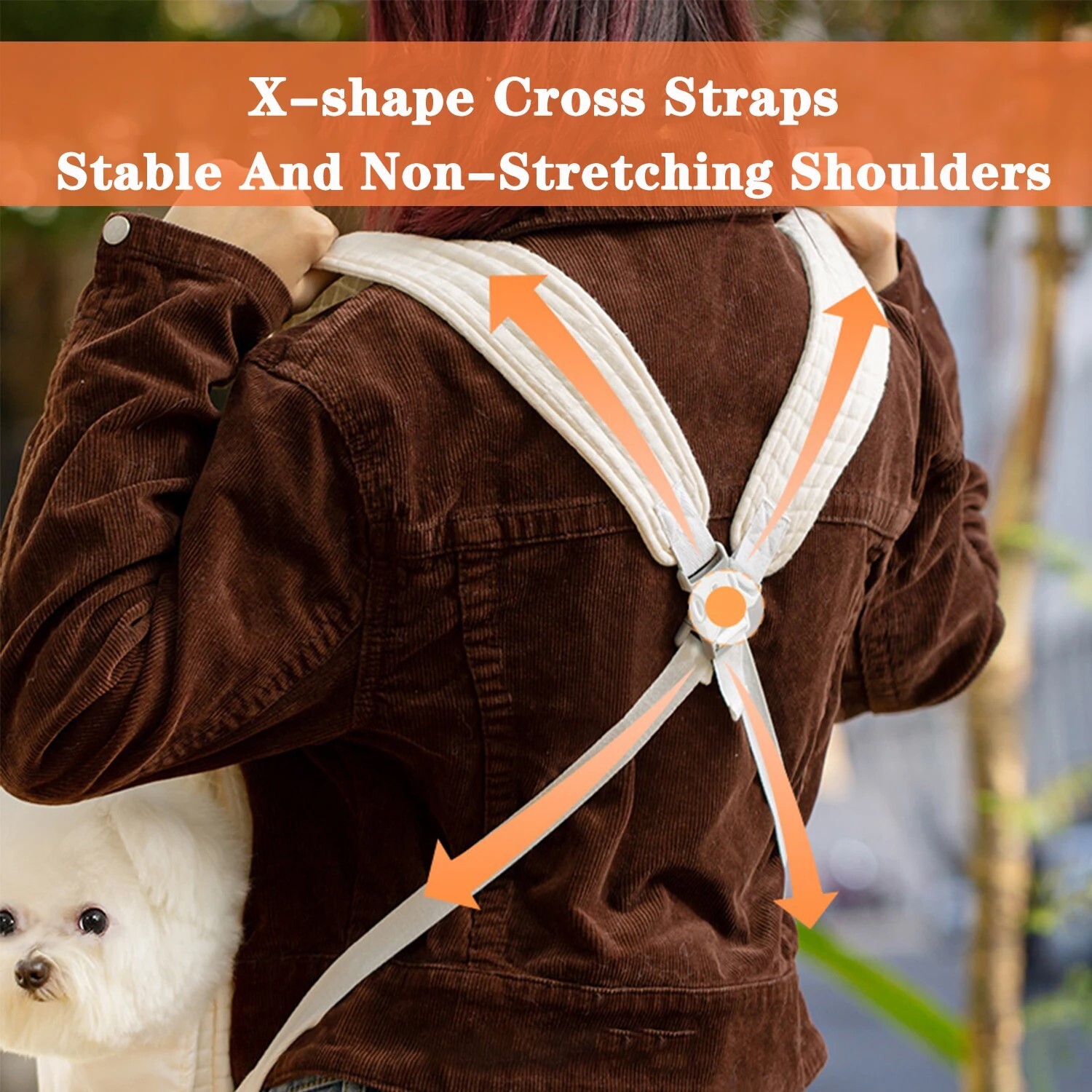 Pet Outdoor Minimalist Cross Chest Backpack Designer Portable Bag