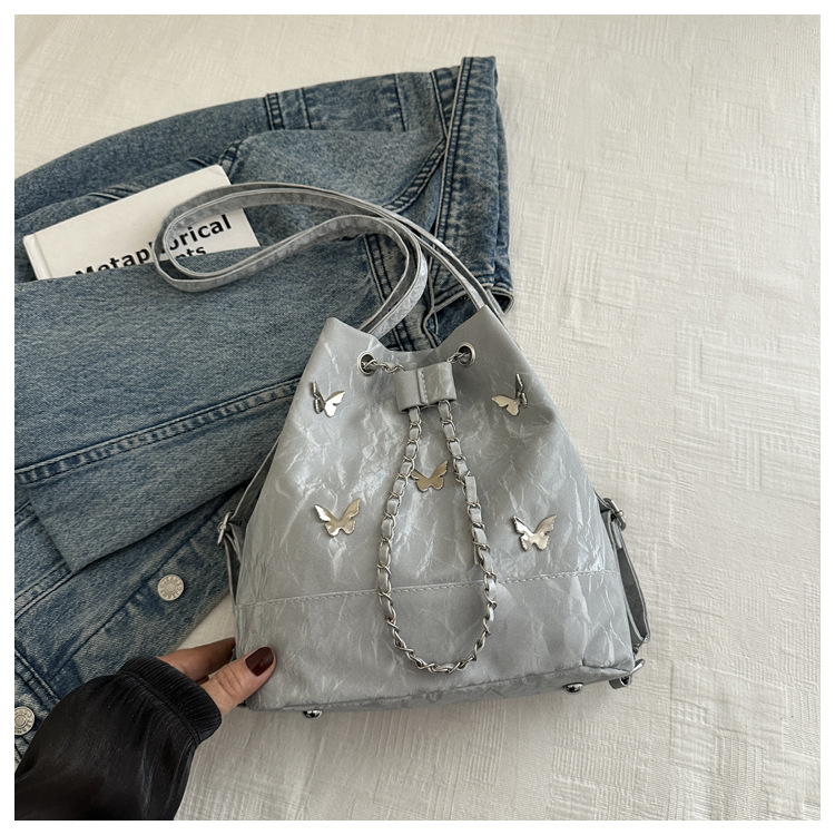 2025S Fashion Designer Autumn New Fashionable Crossbody Bucket Shoulder Bag For Women