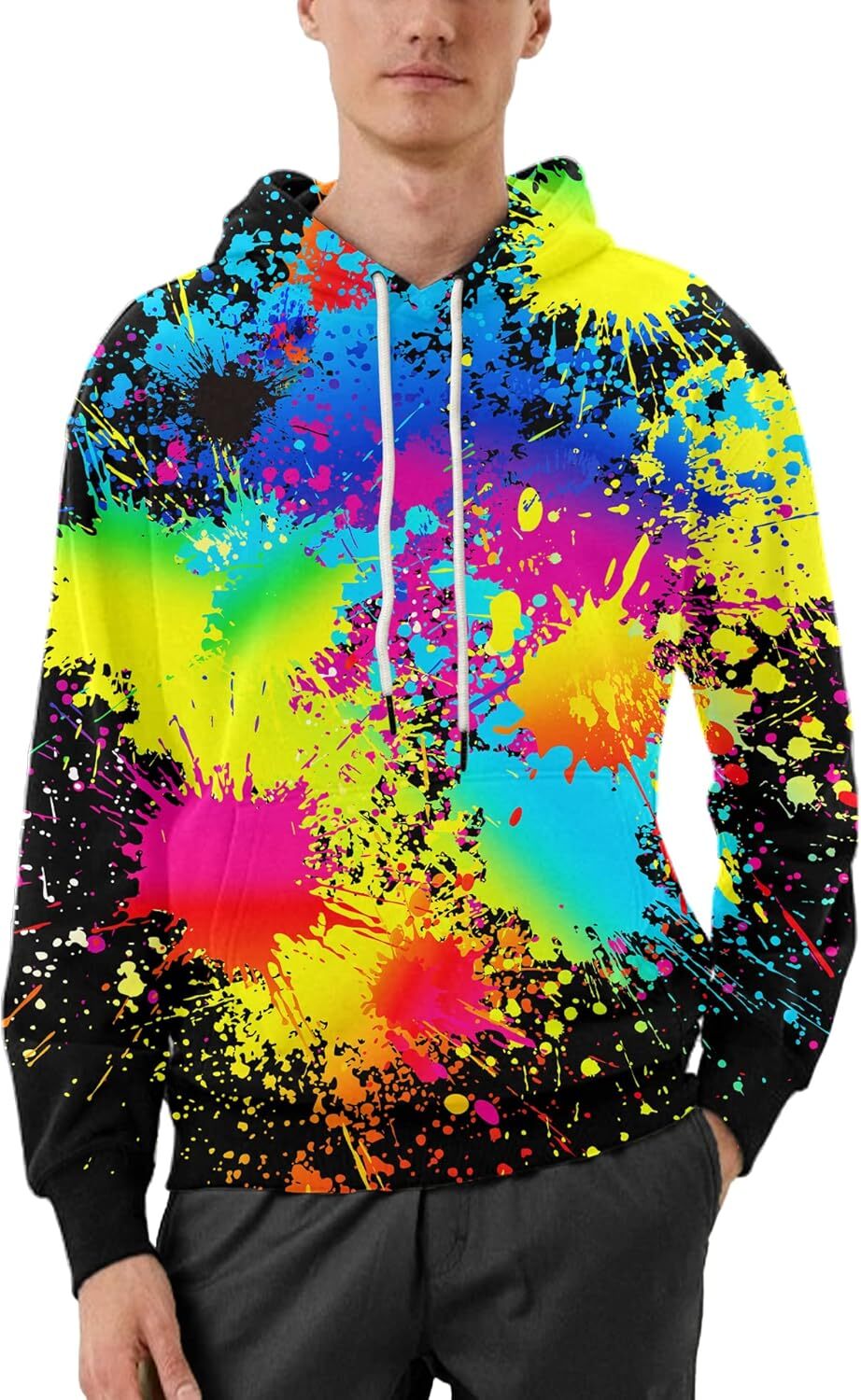 Hoodie for Mens Unisex Realistic 3D Print Galaxy with Big Pockets Graphic Hoodies sweatshirt Hip-hop