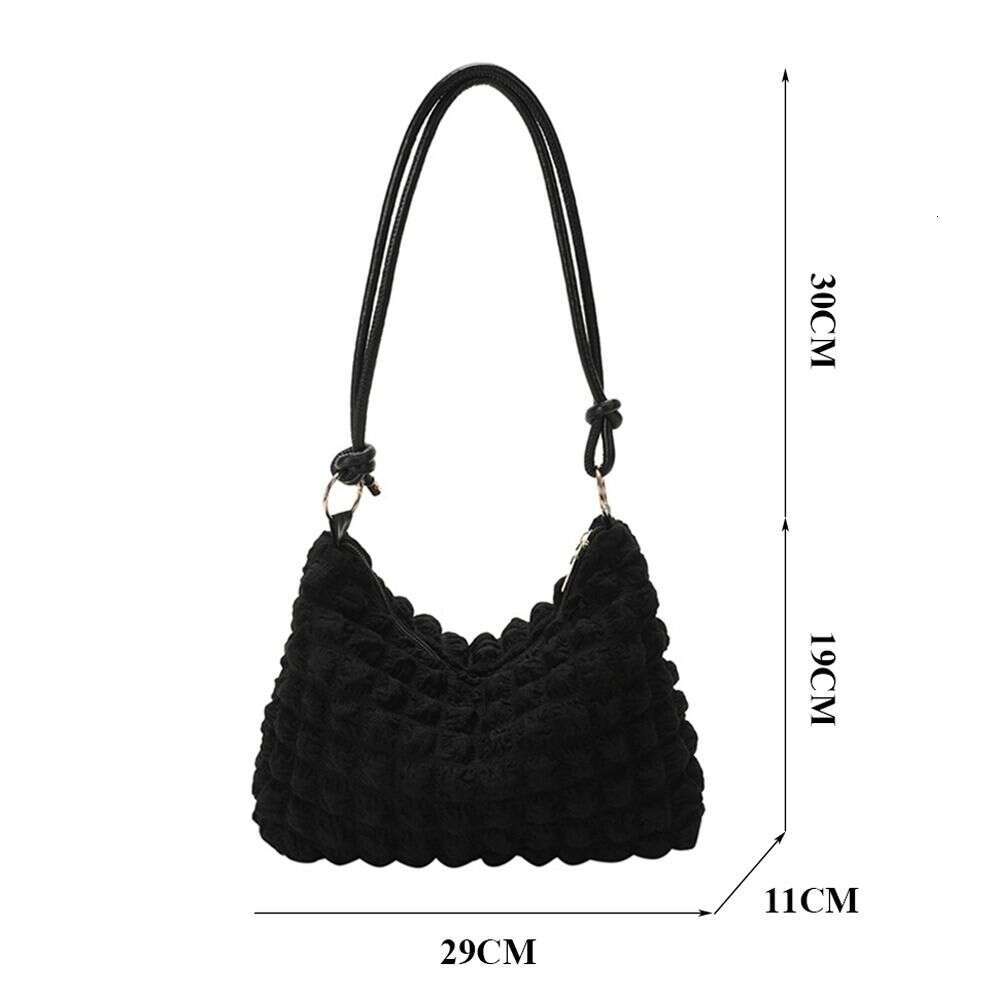 Designer Bag Canvas Wrinkle Bag Shoulder Bags Pleated Bubbles Handbags Padded Casual Underarm Quilted Bag Tote Cloud Bag tote bag
