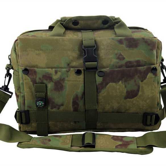 tactical camouflage single shoulder backpack men's messenger computer bag military fan canvas outdoor leisure commuter handbag 241115