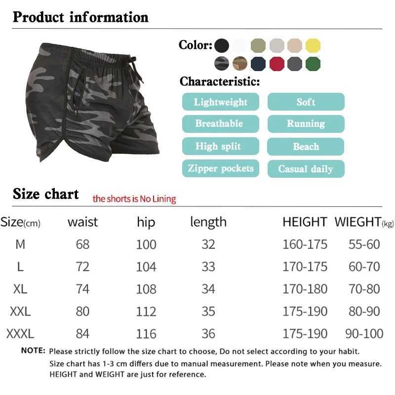 2023 Camo Running Shorts Men Summer Sportswear Gym Fitness Shorts Quick Dry Workout Shorts Training Jogging Sport Short PantsXJ241104