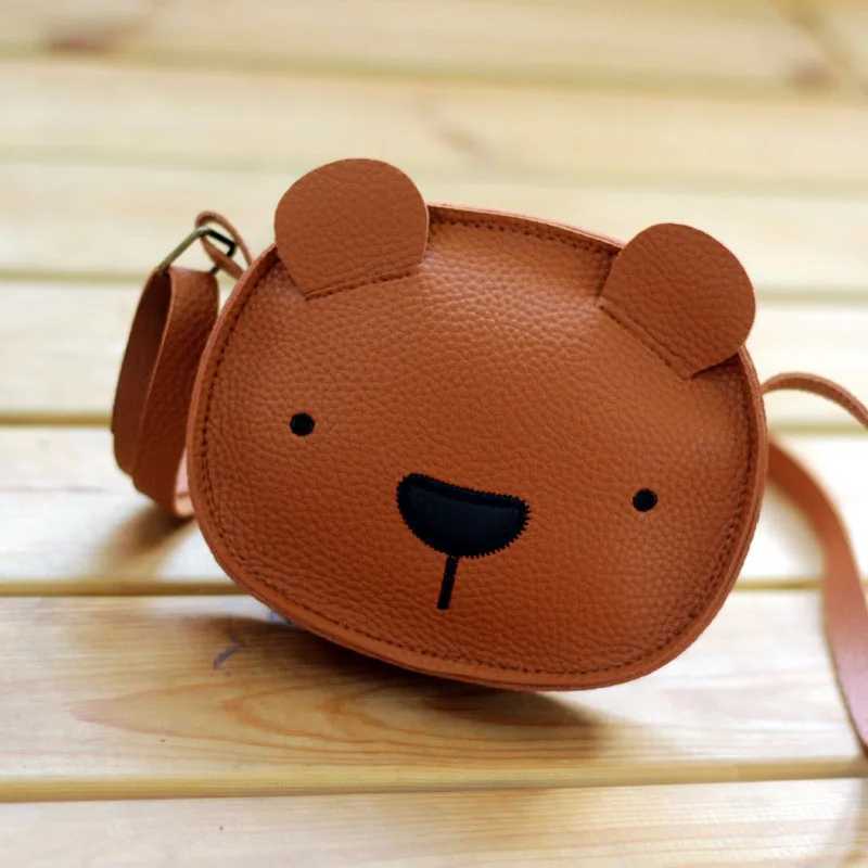 2024 New Kids Messenger Bag Girls Bear Single Shoulder Small Bag Children Cute Koala Satchel LX241104