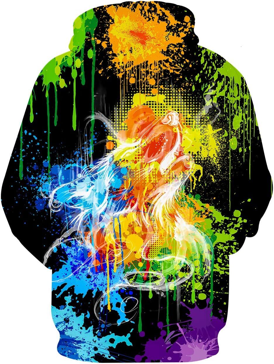 Hoodie for Mens Womens Unisex 3D Print Hoodies Graphic Space Pullover Hooded Sweatshirts for Men Women Graphic keep warm cool